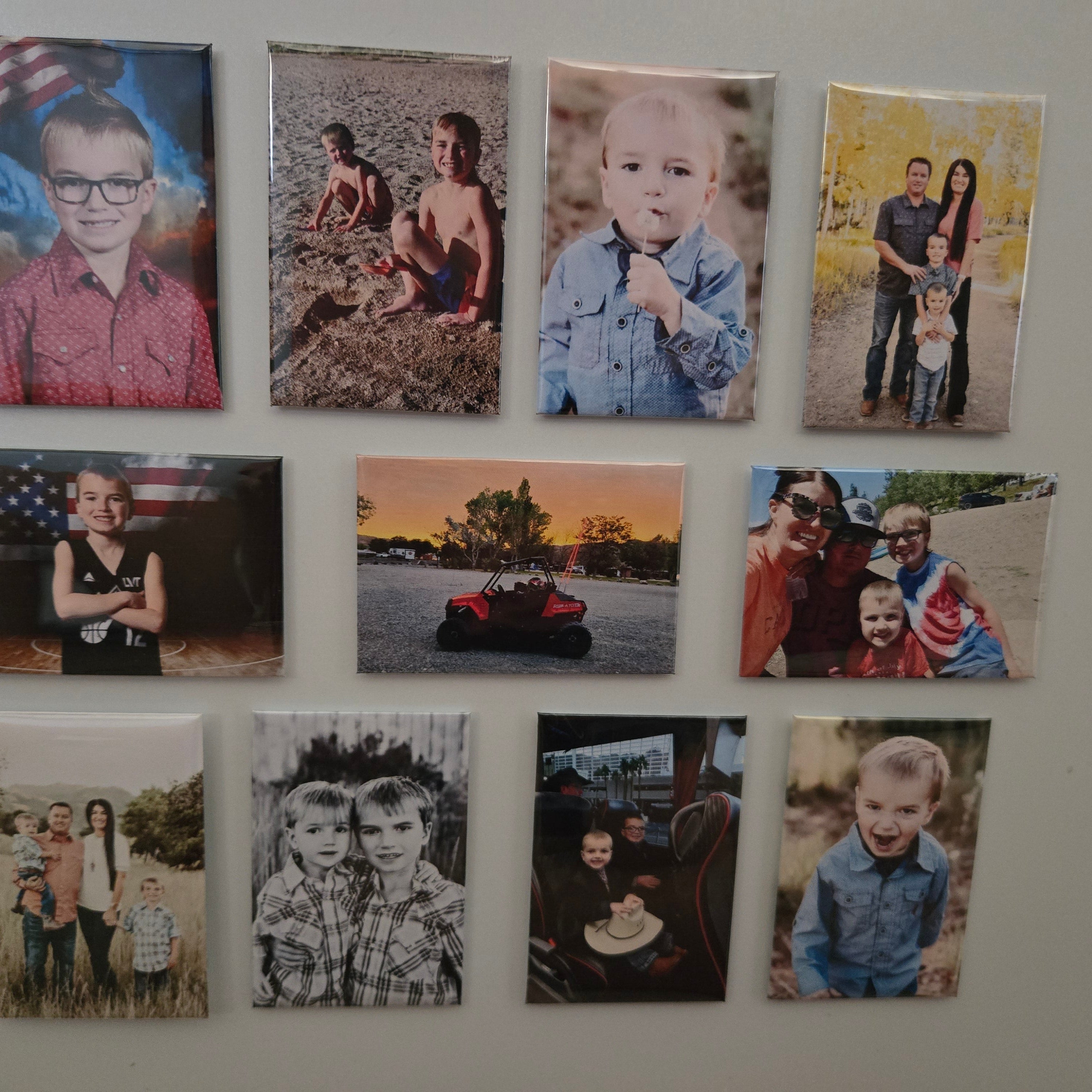 6 pack - 2" x 3" custom photo magnets ($3.80/magnet)