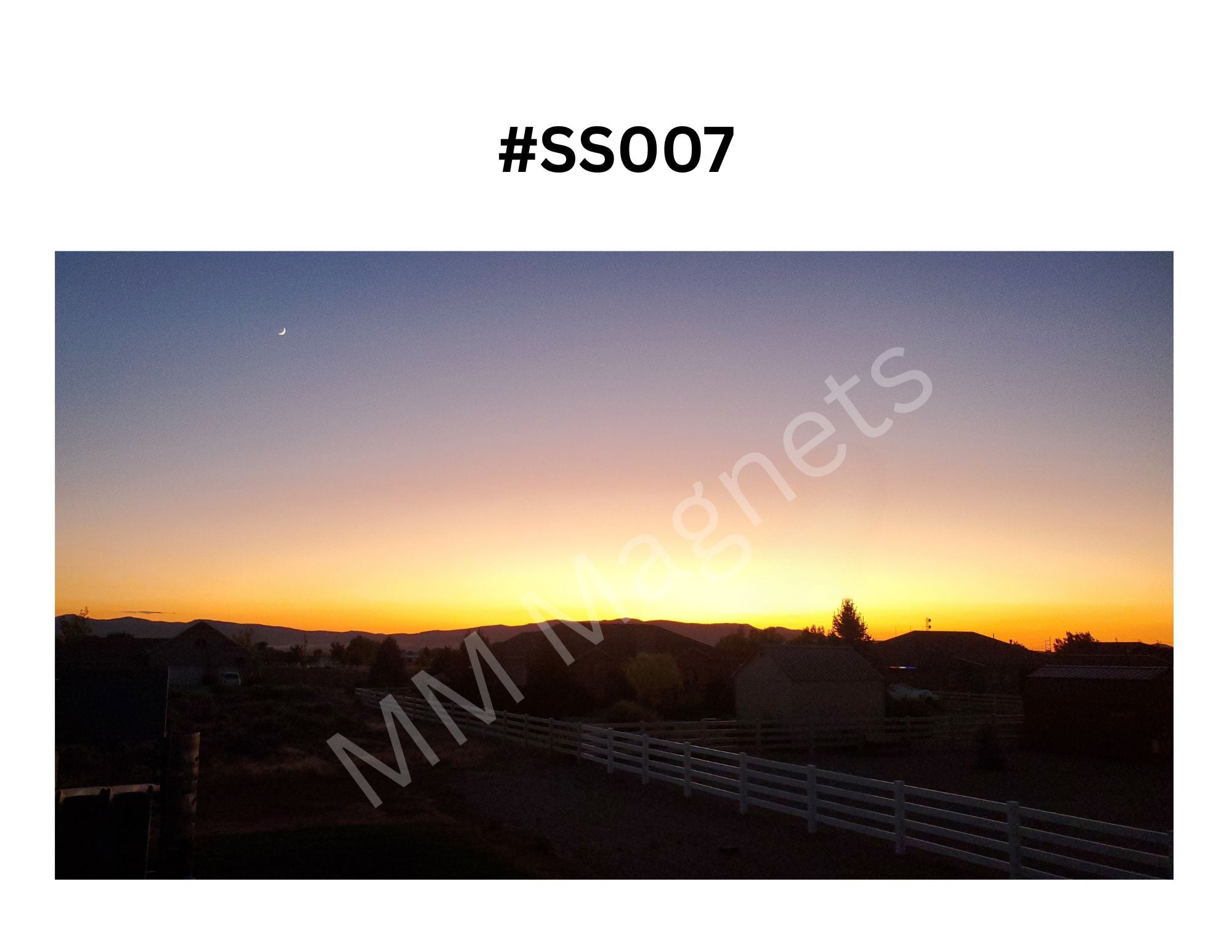 Scenic background pictures - 2"x3" Rectangular Magnets