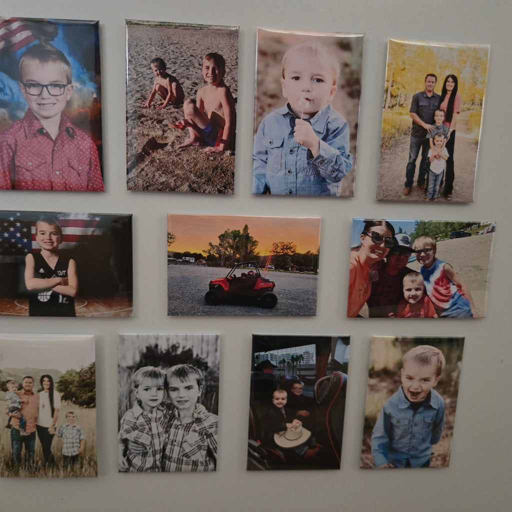 6 pack - 2" x 3" custom photo magnets ($3.80/magnet)