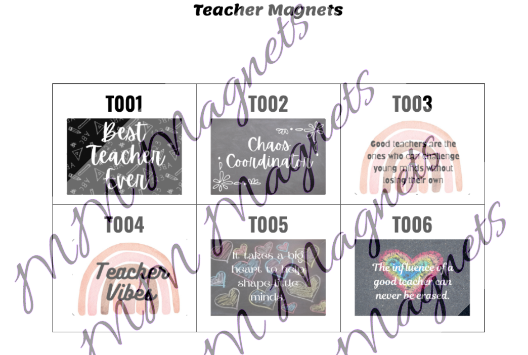 Teacher - 2"x3" Rectangular Magnets